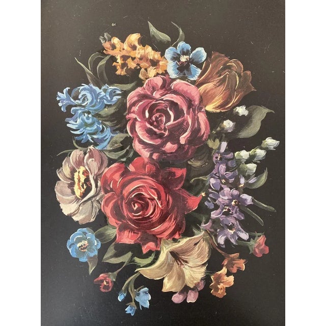 Mid-Century Black Metal Serving Trays on Folding Stand from CrestLine, 1960s, Set of 2 For Sale - Image 12 of 15