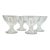 Mid 20th Century Bubble Footed Cocktail Glasses- Set of Four For Sale