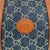 Blue Gucci Denim Gg Supreme Canvas and Brown Leather Duffle Bag, Spring/Summer 2022. For Sale - Image 8 of 13