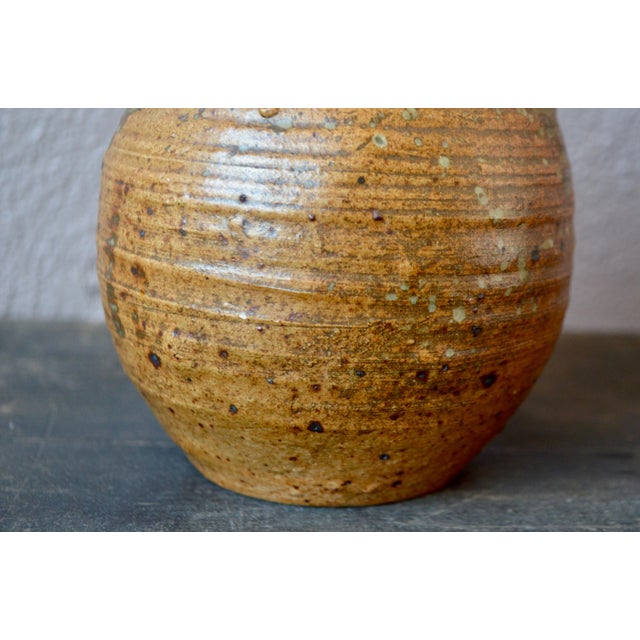 Stoneware Vase with Triple Neck by André Bodin for Bodin André, 1960s For Sale - Image 6 of 10