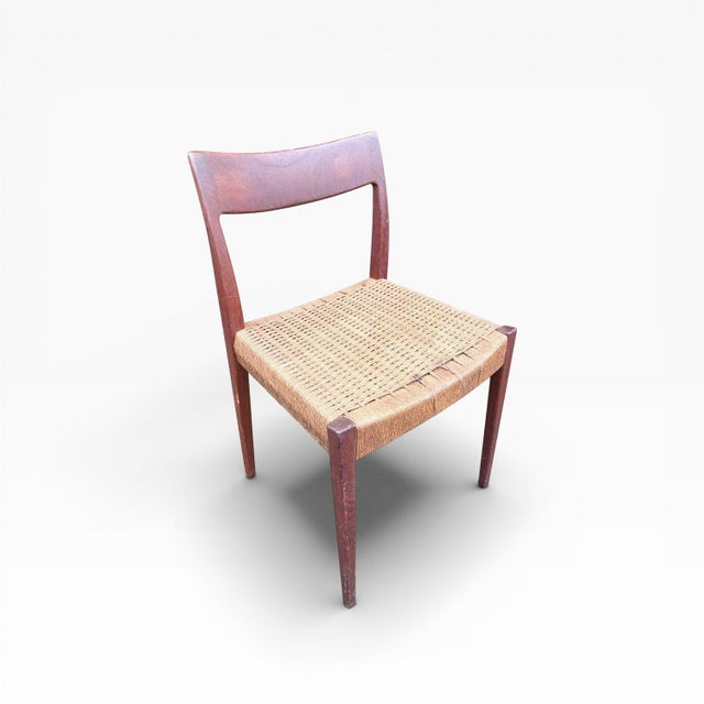 Brown Vintage Teak Chair by Poul Cadovius, 1960s For Sale - Image 8 of 10