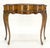 Italian One Drawer Thick Burl Olive Wood Veneers Patches Console Table MINT For Sale - Image 10 of 18