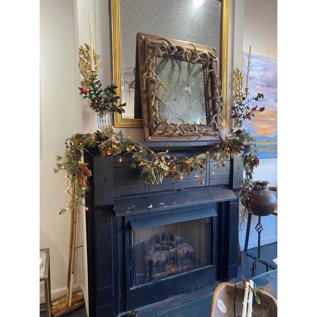 1800s Black Forest German Mirror With Roe Deer Antlers For Sale - Image 12 of 13