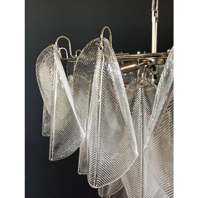 Vintage Italian Murano Chandelier with 57 Glass Rondini, 1990s For Sale - Image 6 of 17