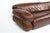 Metal Sesann 3-Seater Sofa in Brown Leather by Gianfranco Frattini for Cassina, 1970s For Sale - Image 7 of 10