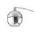 Mid-Century Modern 84-Inch Adjustable Mid Century Orson Arc Floor Lamp by Nova of California - Matte Black, Brushed Nickel, Marble Base, Dimmer Switch For Sale - Image 3 of 9