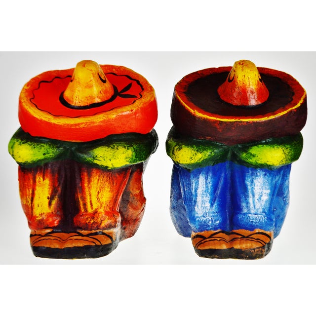 Vintage Ceramic Sleeping Mexican Garden Statues A Pair Chairish
