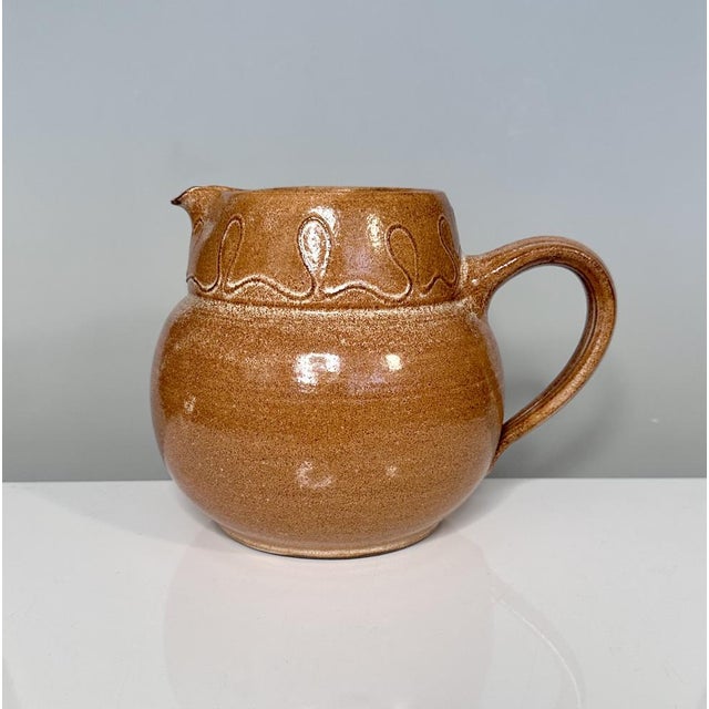 Modernist Studio Ceramic Art Jug Vase from Helma Klett, Germany, 1950s For Sale - Image 13 of 13