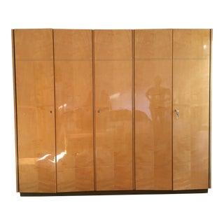 1960s Maple Wardrobe For Sale