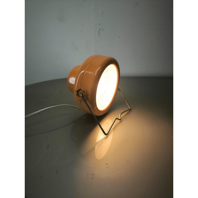 Orange Lamp with Schuko Plug by Castiglioni Brothers for Flos, 1960s For Sale - Image 8 of 16