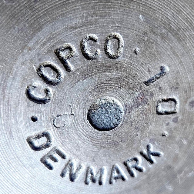 Mid 20th Century Enamel on Cast Iron Dutch Oven Designed by Michael Lax for Copco, 2 Piece Set For Sale - Image 12 of 12