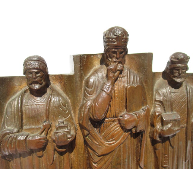 Metal Bronze Sculpture Leo Freidlander Circa 80s For Sale - Image 7 of 7