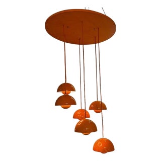 1970s Verner Panton Flowerpot chandelier For Sale