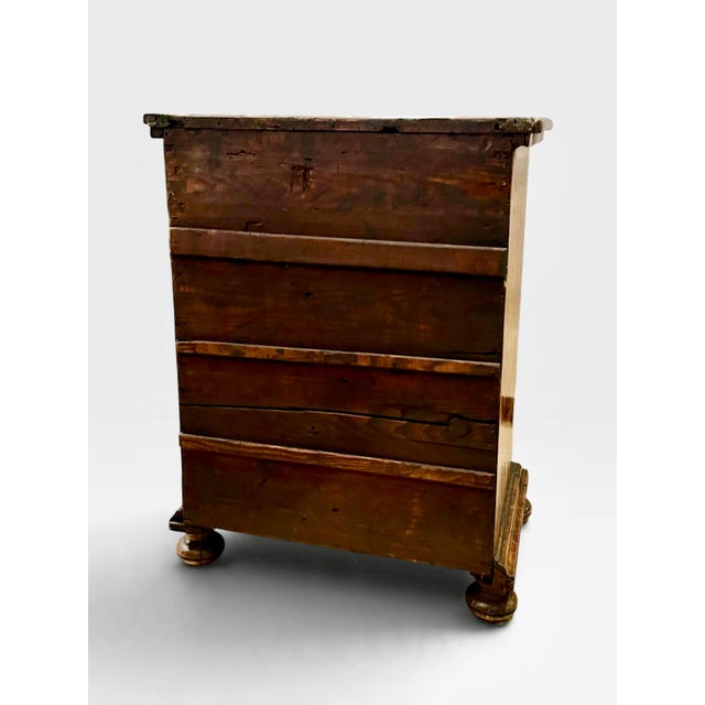 German Walnut Three Drawer Commode, 18th Century For Sale - Image 11 of 11