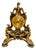 Large Scale Vintage Rococo Style Gilt Table Clock, German Movement For Sale