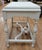 Jacobean Early 20th Century Hardwood Jacobean Console Table With White Distressed Painted Finish For Sale - Image 3 of 10