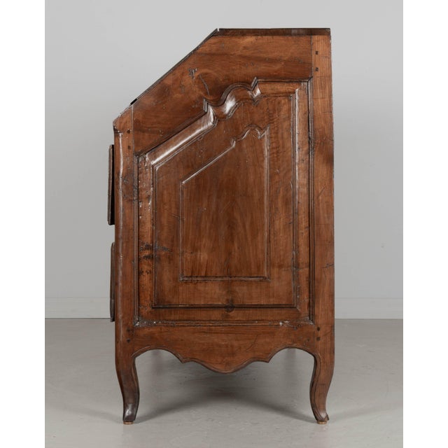Brown 18th Century Louis XV Scriban or Slant Front Desk For Sale - Image 8 of 15