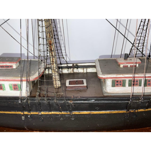 Ship Model of the Bark W.S. Cook For Sale - Image 11 of 12