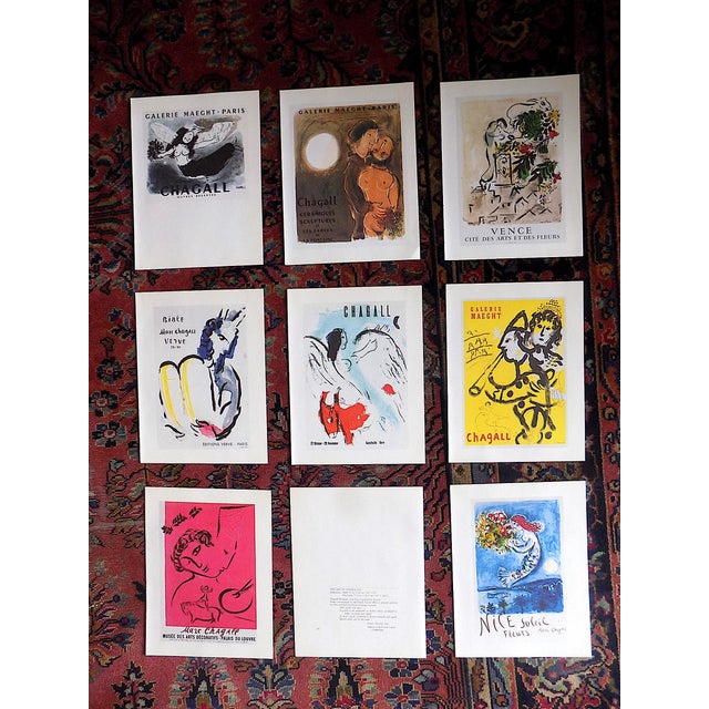 Vintage Mid 20th C. Marc Chagall Poster Lithographs - Set of 9 For Sale - Image 9 of 13