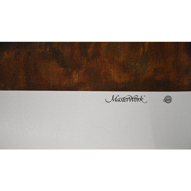 Textile Howard Terpning “Mystic Power of the War Shield” Signed Limited Edition MasterWork Giclée Canvas, 12/55 For Sale - Image 7 of 10