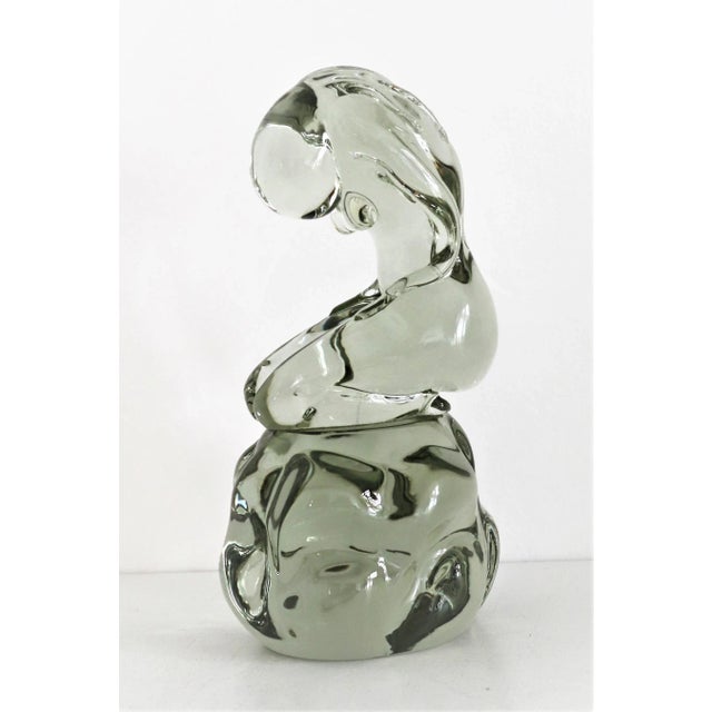 Murano Glass Sculpture of Bowed Woman by Pino Signoretto, Italy, 1980s For Sale - Image 16 of 18