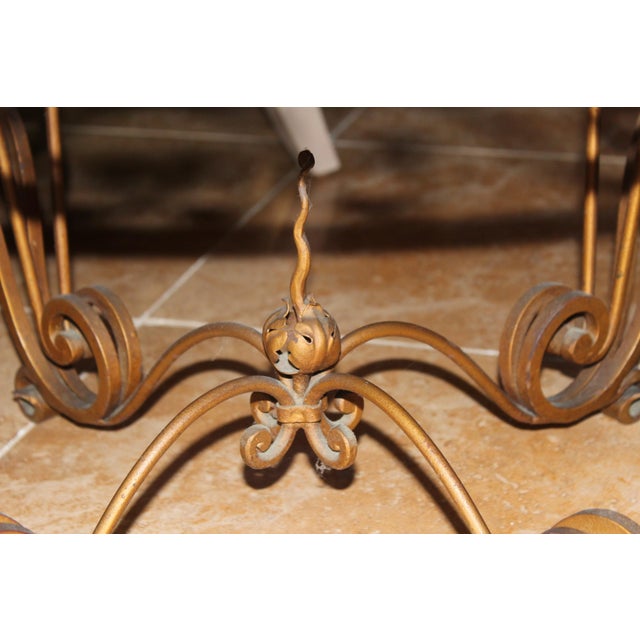 Mid Century/Art Deco Coffee Table after Gilbert Poillerat For Sale - Image 18 of 18