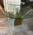Glass Mid 20th Century Dorothy Thorpe Illuminated Pair Side/End Tables Lucite Base Round Glass Top For Sale - Image 7 of 11