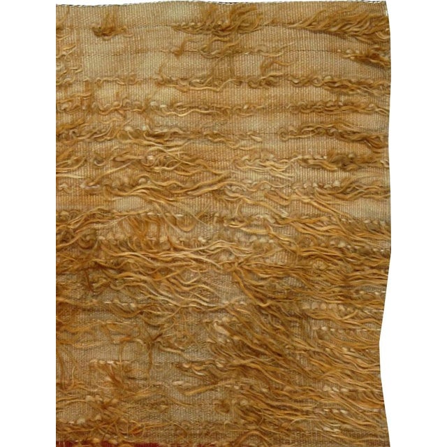 A vintage Turkish Tulu carpet from the mid-20th century. Measures: 2' 10" x 3' 10"