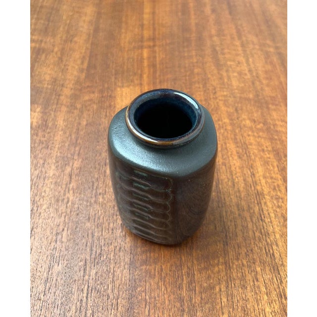 Mid-Century Danish Studio Pottery Vase by Einar Johansen for Søholm, 1960s For Sale - Image 9 of 15