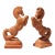 1980s Terracotta Horse Bookends- a Pair For Sale