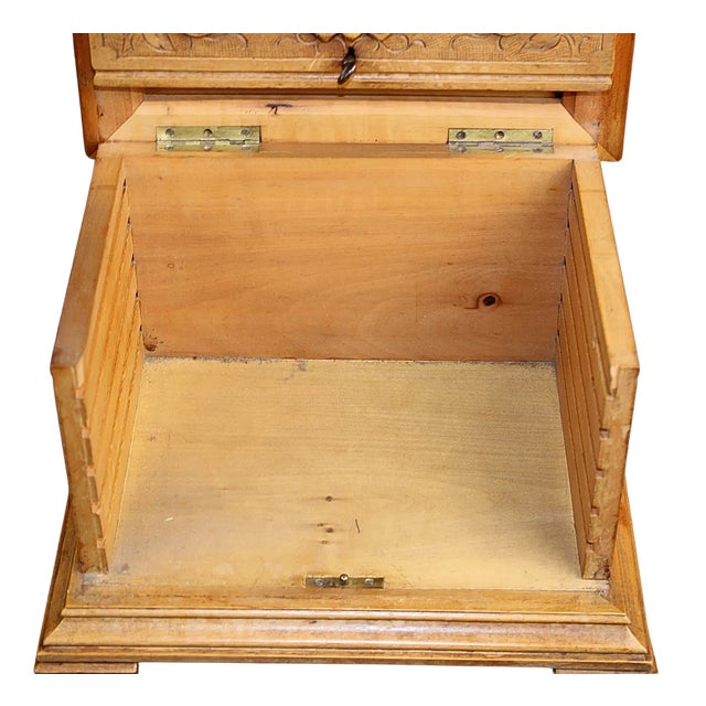 Wood Late 19th Century Swiss Black Forest Cigar Box / Humidor For Sale - Image 7 of 8