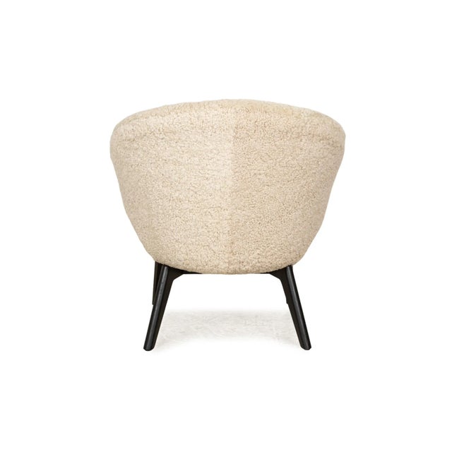 LET Armchair Stands on Black Wooden Feet by Fritz Hansen For Sale - Image 9 of 11