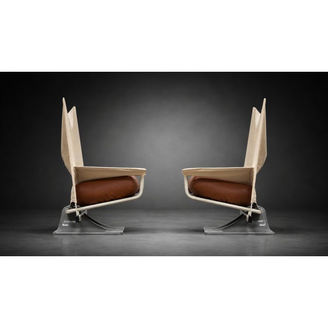 Animal Skin Aeo Armchairs by Paolo Deganello for Cassina, Italy, 1973, Set of 2 For Sale - Image 7 of 9