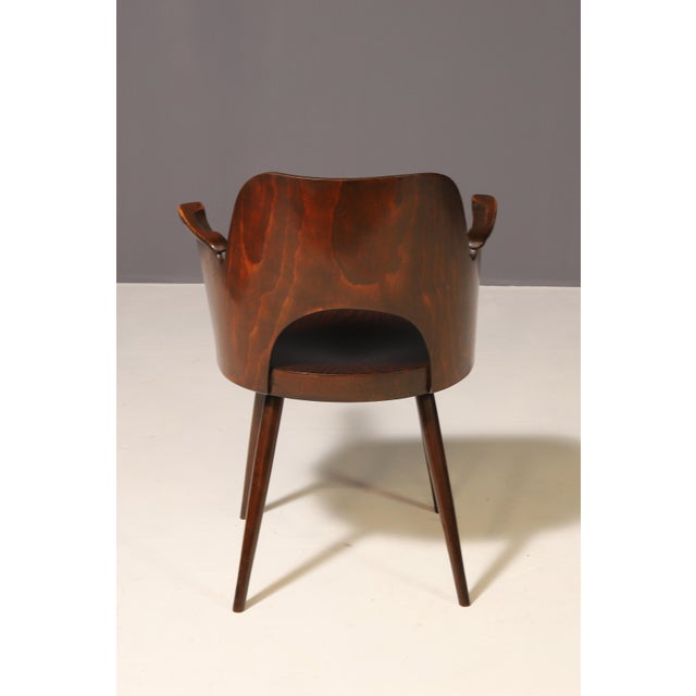 Wood Chair by Oswald Haerdtl for Ton, 1960s For Sale - Image 7 of 13
