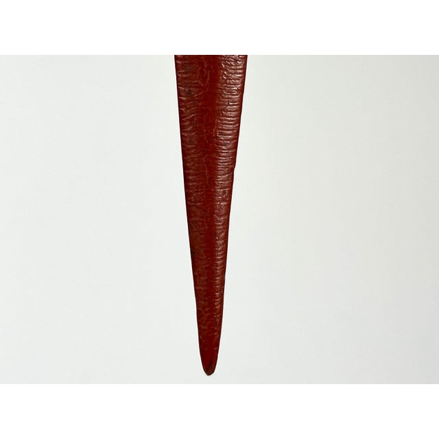 Art Deco Pierrot Flapper Hand Painted Celluloid Letter Opener Bookmark For Sale - Image 4 of 9