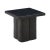 Kayla Black Concrete Side Table For Sale In Los Angeles - Image 6 of 6