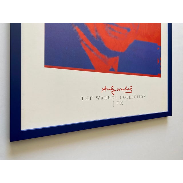 Andy Warhol Foundation Vintage Offset Lithograph Print Framed JFK Pop Art Poster " Flash-November 22, 1963 From the Flash Portfolio " 1968 For Sale - Image 10 of 18