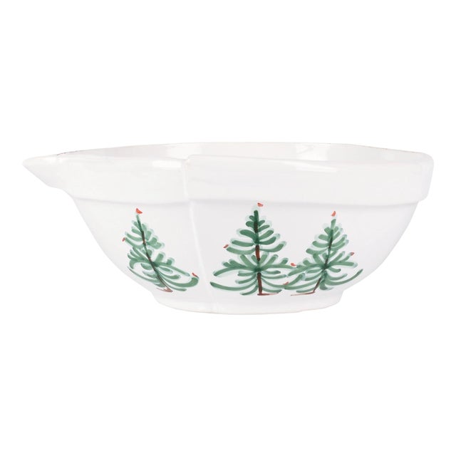 VIETRI Lastra Holiday Large Mixing Bowl For Sale