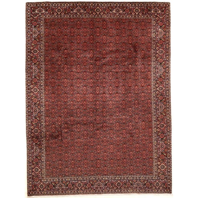 Hand-knotted Bidjar Oriental Rug | Knot density: 320,000 – 360,000/m² | Material: Wool & Silk | Size: 335 x 252 cm |...