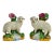 Staffordshire Vases Antique Sheep and Ram - A Pair For Sale
