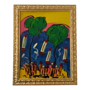 Original Peter Keil Abstract Landscape Painting