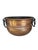 Vintage Turkish Hand-Hammered Copper Cauldron Pot – Gaziantep Asim Kulluk – Wrought Iron Handles For Sale In Miami - Image 6 of 7