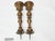 Pair of Tall 18th Century Italian Bronze Pricket Candlesticks For Sale - Image 9 of 12