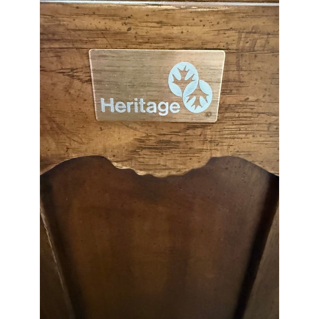 Drexel Heritage pair of nightstands. French provincial Brittany collection.