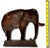 Hard to Find Large Antique American Cast Iron Standing Elephant Doorstop by Bradley & Hubbard - Circa 1920s For Sale - Image 11 of 12
