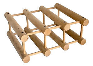 Mid 20th Century Richard Nissen Beechwood Wine Rack