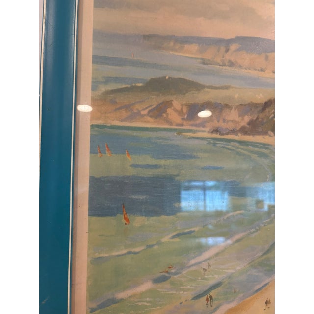 Vintage Framed Newquay Cornwall British Rail Travel Poster Print by Jack Merriott For Sale - Image 9 of 18