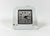 Postmodern Crystal Wiesenthalhutte Table Clock, 1980s, in Flawless conditions. Designed 1970 to 1979 This piece has an...