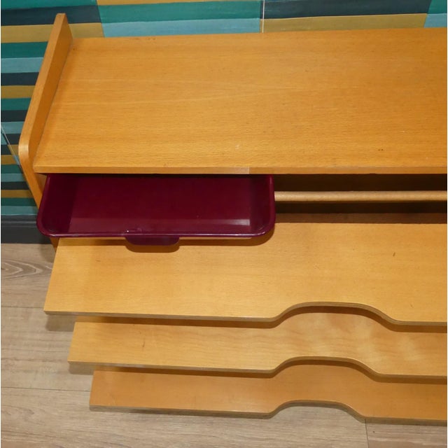 Tricolo Chest of Drawers from Ilse Möbel, 1950s For Sale - Image 4 of 14