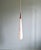 Tan Scandinavian Suspension in White Opaline Glass & Teak by Uno & Östen Kristiansson for Luxus, 1960s For Sale - Image 8 of 14